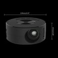 thumbnail image 3 of YT200 LED Projector Mobile Video Projection Home Theater Support 1080P USB Sync Screen Kids Smartphones, 3 of 9
