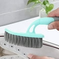 thumbnail image 5 of MUSEYA 1Pack Floor Scrub Brush Blue Plastic for Bathroom and Tile Cleaning Tools, 5 of 7
