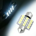 thumbnail image 4 of 2Pcs Xenon White LED Bulbs 31mm Festoon 12-SMD Dome Super Bright Interior Light, 4 of 9