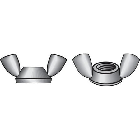 

Hillman 1/4 in. Cold Forged Stainless Steel USS Wing Nut 50 pk