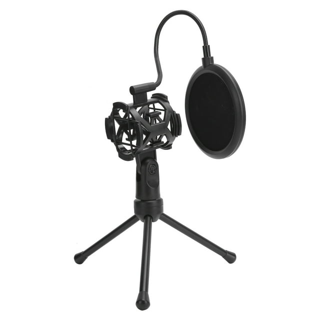 Malla de filtro antiviento Bling Bling para micrófono con trípode Kit de Malla