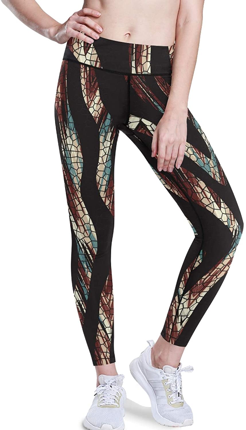 Yoga Pants for Women Animal Print Zebra 