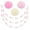 Hot Pink-3, variant on 118*1'' Garland Christmas Decorations for Home School Classroom Tree Indoor Home Room Wall Decor Cute Hanging ornament Banner Garland Birthday Party Supplies Birthday Graduation Party Decorations
