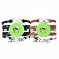 thumbnail image 1 of Vegetable Cooking Hostess Cuisine Plenty Bracelet Hand Strap Leather Rope Wristband Double Set, 1 of 3