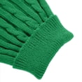 thumbnail image 5 of Stripe Dog Vest Fleece Mountaineer Coat Warm Windproof Polyester Jacket for 2-30 Lbs All Seasons Outdoor Pet Apparel,Green Size XL, 5 of 9