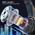 thumbnail image 7 of ToyKingdee Wireless Bluetooth Headphones-Colorful Lights,Large Battery Capacity,Foldable,Bluetooth 5.0,10 m Range,Stereo Surround,Comfortable affixed Ears, 7 of 7