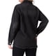 thumbnail image 3 of Chaqueta de mezclilla negra de mujer con botones, de manga larga, con dobladillo deshilachado y bolsillos, estilo oversized, 3 of 6