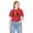 Heather Red, variant on Softball Retro Mama Rocker Sports Checkerboard Shirt