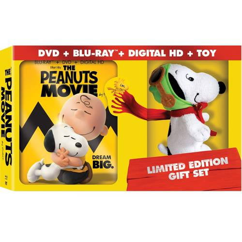 The Peanuts Movie (Limited Edition Gift Set) (Bluray + DVD + Digital HD) (Includes Plush Toy