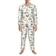 thumbnail image 3 of Balery Snake Pijama para Hombre de Dos Piezas con Manga Larga, Conjunto de Dormir y Descanso Suave con Bolsillos-Large, 3 of 7