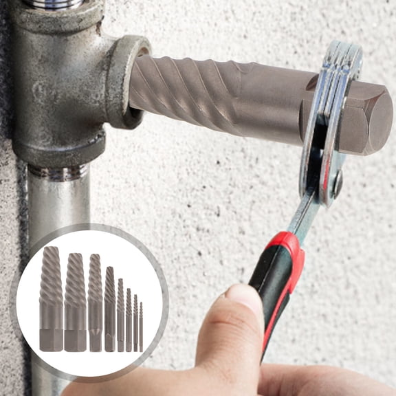 OUNONA 1 Set Stripped Screw Extractors Broken Water Screw Extractors Damaged Screw Extractor Set