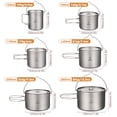 thumbnail image 2 of TOMSHOO TOMSHOO Lightweight Titanium Camping Cookware Set - 900ml Multi-Purpose Hanging Pot for Outdoor Adventures, Durable & Corrosion-Resistant (30pcs MOQ), 2 of 6