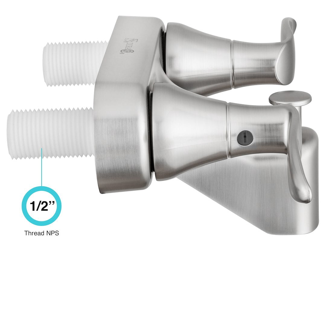 Dura Faucet DF-SA110LH-SN Faucet Used For Bathtub Washerless Cartridge Valve