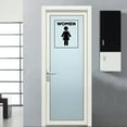 thumbnail image 3 of Women - Bathroom Sticker Signage Wall Sticker Women Toilet Sign Vinyl Wall Art Sticker Decal Home Rest Room Comfort Room Signage Ladies Gentlemen Wall Design Women Toilet Signs Size (40x24 inch), 3 of 3