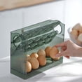 thumbnail image 3 of Bandeja de Huevos, Caja de Almacenamiento de Huevos Frescos para Encimera, Cocina, Nevera, perfecl Titular de huevo, 3 of 8