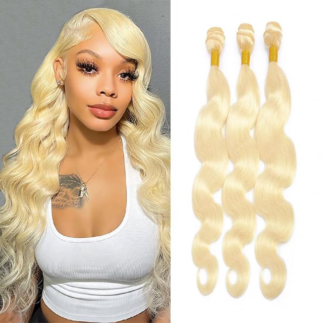 Extensiones de cabello Nuailisex Blonde Body Wave 613 40-50cm