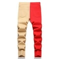 thumbnail image 4 of RUTAYY Boys Distressed Jeans High Street Long Denim Pants with Pocket Comfortable Stretch Trendy Vacation Trousers, 4 of 9
