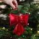 thumbnail image 5 of pstuiky Adornos navideños, lazos navideños, adornos para el árbol de Navidad, lazos colgantes, decoración para escaparates., 5 of 6