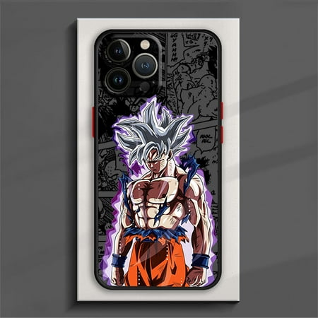 Anime D-Dragon Ball Phone Case For iPhone 15 14 13 12 11 Pro Max mini XS XR X 8 Plus SE Frosted Translucent Cover LZ