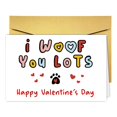 thumbnail image 1 of Tarjeta de San Valentín PUGAILA para amantes de los perros, regalo de cachorro adorable, 1 of 7