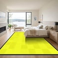 thumbnail image 3 of ODIKA 4'x6' Machine Washable Non-Slip Area Rug, Geometric Yellow High Traffic Rug, Yellow, 1055781, 3 of 7