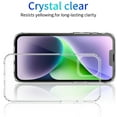 thumbnail image 2 of Allytech Clear Back Case Cover for Apple iPhone 15 Plus 6.7", Crystal Clear Anti-Yellow Shockproof Anti-Scratch Bumper Ultra Slim Shell Case for Apple iPhone 15 Plus - Clear, 2 of 9