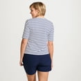 thumbnail image 6 of Lands' End Women's Plus Size SunShade UPF 50 Elbow Sleeve Rash Guard Swim Tee, 6 of 6