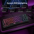 thumbnail image 4 of DarkBeacon Gaming Keyboard, 68 Keys Mechanical Keyboard with Hall Effect Magnetic Switch, RGB Backlit, 65 percent Wired Keyboard for PC Gamer, 4 of 15