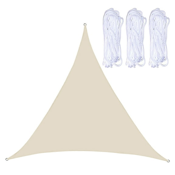 Dadiaei Triangle Sun Shade Sail Heavy Duty UV Block Canopy, Air Permeable Outdoor Sun Shade Cloth for Patio, Garden, Backyard, Awning, Sun Protection, Durable & Weather-Resistant