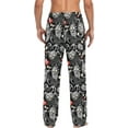 thumbnail image 2 of GZHJMY Pajama Pants for Men - Cute Grey Monsters, Loose Lightweight PJs Lounge Sleep Bottoms with Pockets Drawstring, Pajama Bottoms for Home and Rest, X-Large, 2 of 7