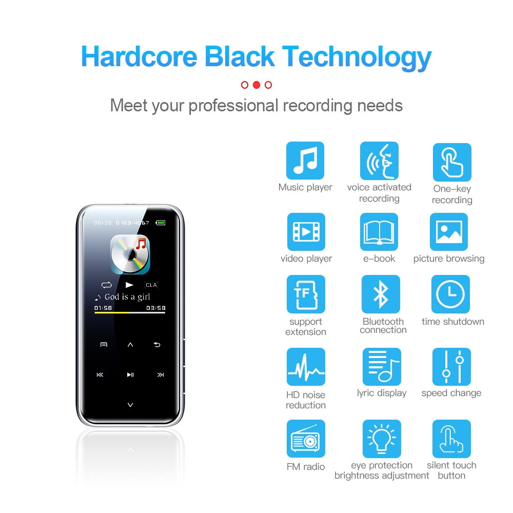 CJBZLCPCOO M22 card recorder mp3 mp4 e-book ai intelligent high definition noise reduction voice recorder