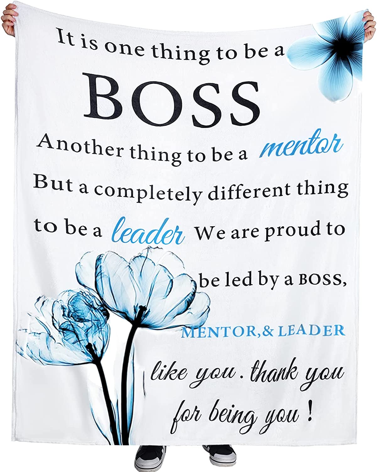 Boss Gifts from Employees Boss Lady Birthday Appreciation Gifts Blanket