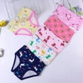 thumbnail image 5 of 6 pieces The four seasons Little Girls' Soft Cotton Underwear Toddler Undies Kids panties, 5 of 6