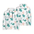 thumbnail image 6 of Bingfone Turtles And Seahorses Men's Drawstring Hoodie Long Sleeve Pocket Sweatshirts-4X-Large, 6 of 6