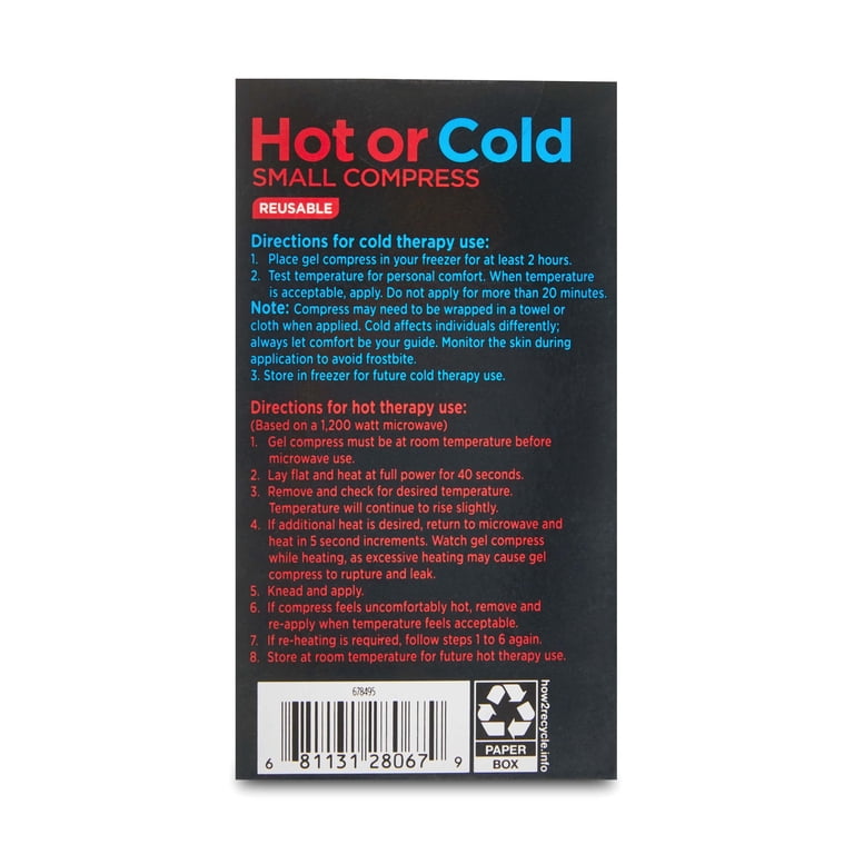 Equate Reusable Hot or Cold Small Compress, 3-Pack photo 6