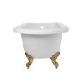 thumbnail image 2 of Savanna 60 Inch Acrylic Classic Clawfoot Tub - No Faucet Drillings - Ball & Claw Feet, 2 of 2
