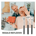 thumbnail image 2 of Mano De Metal Para Rascar Manita Rascadora Extensible 3 pzs Malubero Negro, Plata, 2 of 5