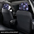 thumbnail image 5 of 2 PCS Car Headrest Cover, flower Skull crystal Soft Car Seat Head Rest Cover Protector Interior Car Accessories Seat Covers for Cars Truck Auto Only Covers, 5 of 8