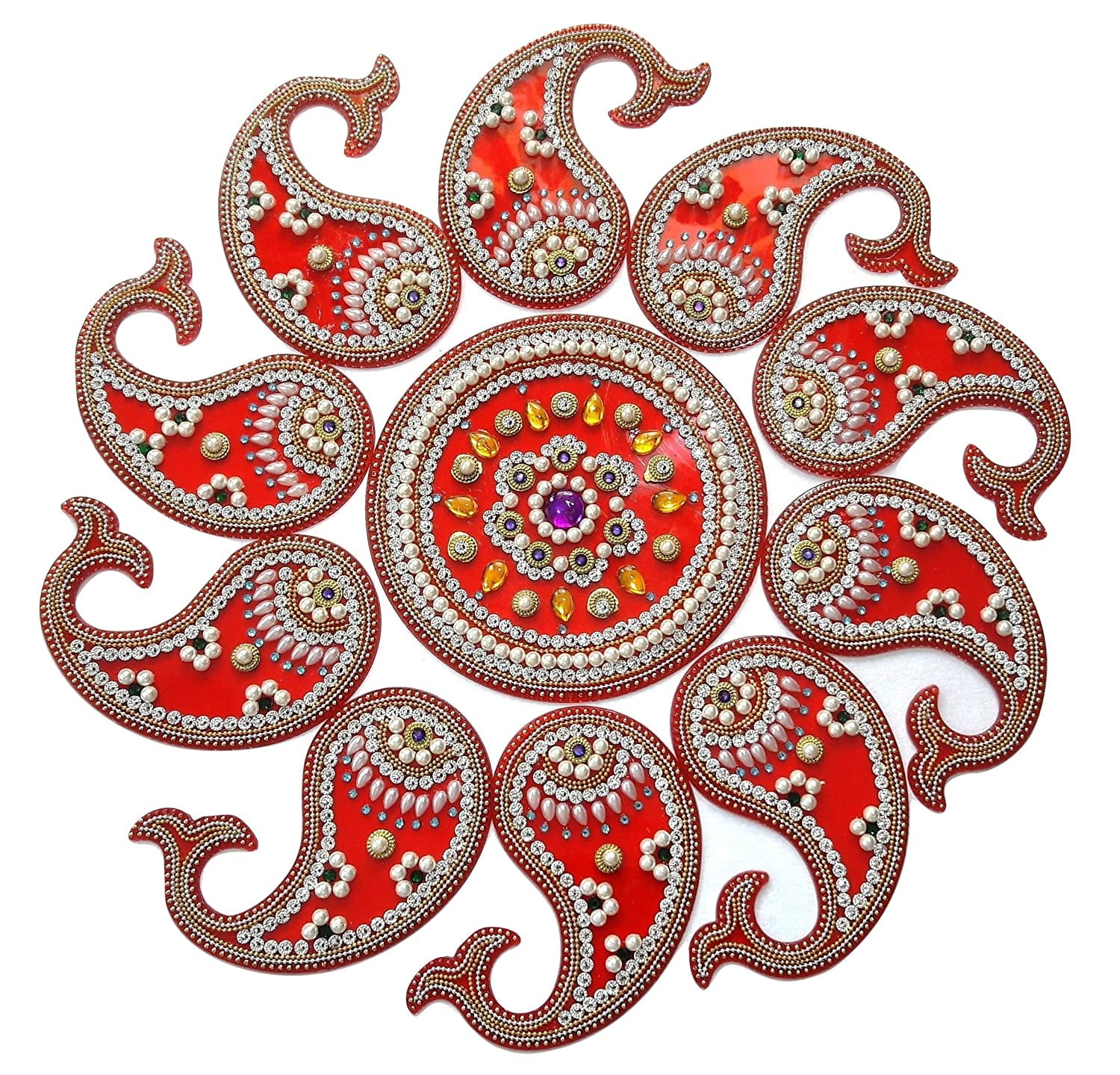 FineArt Handcrafted Designer Decorative Diwali Rangoli Set – Jewel ...