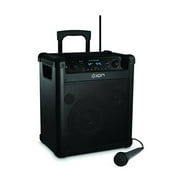 ION Audio Block Rocker (iPA76A) | Portable Bluetooth Speaker with Mic, Radio, and Wheels & Handle for Transport