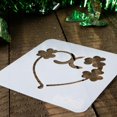 thumbnail image 3 of Clover Vine Heart Stencil, 3 of 3