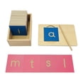 thumbnail image 4 of Material didáctico para niños, formación en idiomas, preescolar, Montessori, letras de madera, 4 of 9