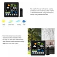 Weather Station Wireless Indoor Outdoor Thermometer Color Display