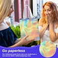 thumbnail image 4 of 30 pcs Iridescent Gift Bags, Non-woven Reusable Party Bags with Handles 10x8,6x4 in Stylish Holographic Goodie Bag Favor Handbag for Birthday Weddings Holiday Shopping, 4 of 4