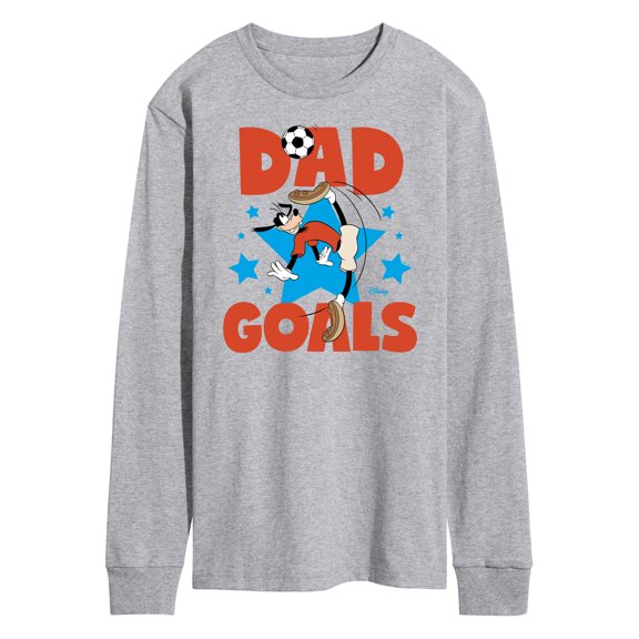 Mickey & Friends - Goofy Dad Goals - Men's Long Sleeve T-Shirt