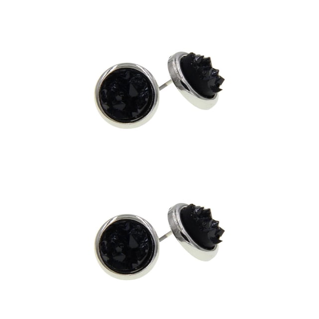 Jumpingount Pendientes elegantes de moda, accesorios de decoración, pendientes de tuerca brillantes para mujer, adorno de vestir para mujer, regalo de tipo 17 2piezas Jumpingount CBP392257