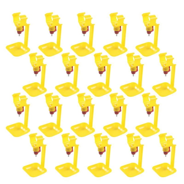 20 bebederos para pollos.
