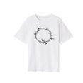thumbnail image 2 of Camiseta de manga corta para mujer, camiseta con cuello redondo y cuello redondo para viajes y trabajo L, 2 of 7