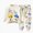 Z9-2-Yellow, variant on 2-3 Years Childrens Long Sleeved Home Pattern Pajama Set Long Sleeve Print Sweatshirt Top And Pants Set Fall Outfits