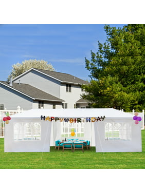 Zimtown 10'x30' Party Tent Wedding Canopy Gazebo Pavilion Event with 7 Walls